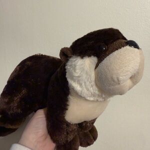 Cuddly Brown and Cream Otter Plush Toy otter super soft